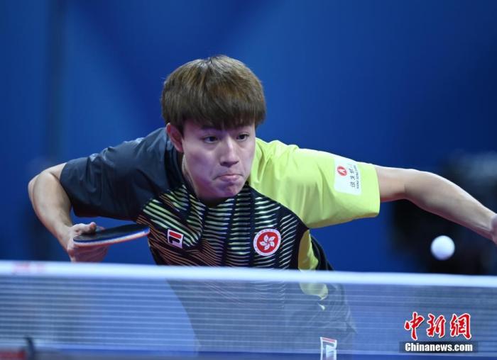 中国香港男团成都世乒赛小组赛逆风翻盘胜伊朗