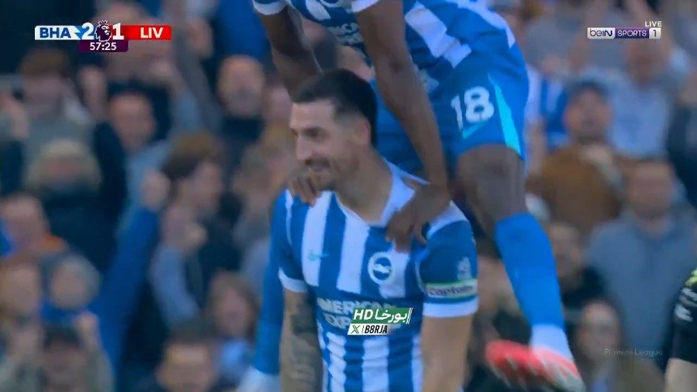 布莱顿爆冷2-1逆转利物浦 维尔贝克双响助球队登