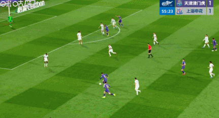 天津津门虎2-3上海申花：申花逆转取胜，拉唐梅