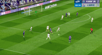 天津津门虎2-3上海申花：申花逆转取胜，拉唐梅