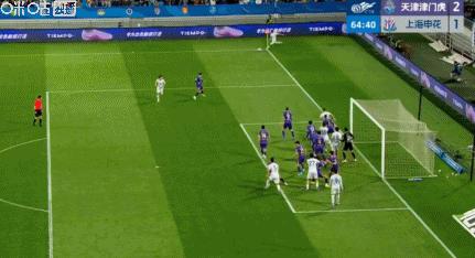 天津津门虎2-3上海申花：申花逆转取胜，拉唐梅
