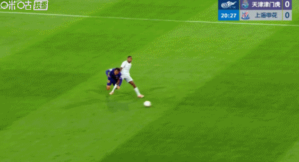 天津津门虎2-3上海申花：申花逆转取胜，拉唐梅