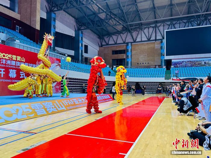 雪窦山IFAF腰旗橄榄球锦标赛开幕 亚洲大洋洲15国